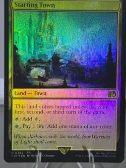 Starting Town #289 FOIL - MTG Final Fantasy FIN - NM / Unplayed - Image 1