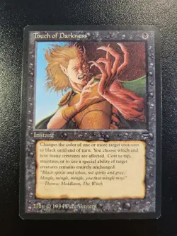 🔮Touch of Darkness - Legends - Magic The Gathering - MTG - Image 1