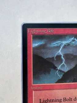MTG Lightning Bolt - Beta Edition - Authentic - Vintage 1993 Magic the Gathering - Image 2