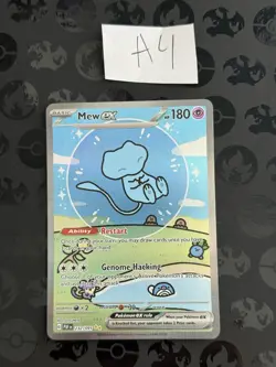 Pokemon TCG Paldean Fates Bubble Mew EX 232/091 Special Illustration Rare SIR NM - Image 1