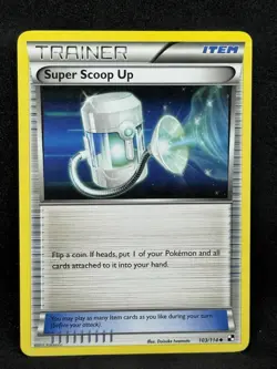 Trainer Super Scoop Up 103/114 Black & White Regular Uncommon Pokemon Card HP - Image 1