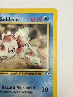 Misty's Goldeen 30/132 Gym Heroes Regular Rare Vintage Pokemon Card - Image 4