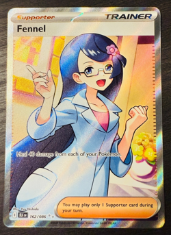 Pokemon TCG Fennel Full Art 162/086 Black Bolt NM English - Image 1