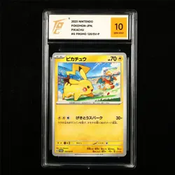 TQG 10 GEM MINT 2023 Pokemon JPN Pikachu 120/SV-P Promo - Image 1