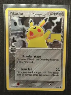 Pokemon TCG Pikachu Delta Species 035 Nintendo Promos Holo LP - Image 1