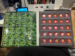 Pokemon Metal coin set Medal and Folder file Album Meiji USED - Image 3