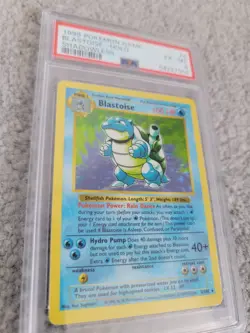 1999 Pokemon Base Set Shadowless Blastoise Holo 2/102 PSA 6 - Image 2