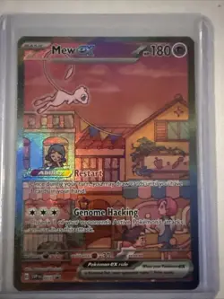 Mew ex SVP 053 Black Star Promo Full Art Pokemon 151 NM - Image 1