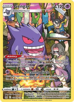 Gengar TG06/TG30 SWSH Lost Origin Trainer Gallery Ultra Rare Pokemon NM - Image 1