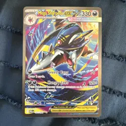 Mega Sharpedo EX 127/094 Me02: Phantasmal Flames SIR Pokemon - Image 1