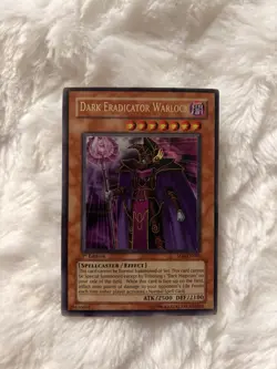 Yu-Gi-Oh Dark Eradicator Warlock SD6-EN001 Ultra Rare 1st Edition - Image 1