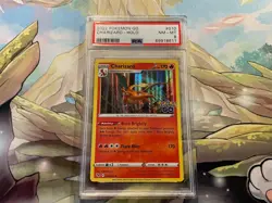 Pokemon GO 010 Charizard Holo Rare 2022 PSA 8 NEAR MINT - Image 1