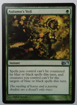 Autumn's Veil *Uncommon* Magic MtG x1 M12 SP - Image 1