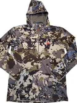 Killik Men's Hoodie Veil Camo 1/2 Zip Camouflage Jacket Hunting Sweatshirt - Image 1