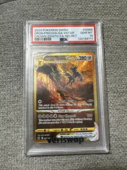 2023 Pokemon Crown Zenith Origin Forme Dialga VSTAR (Secret) GG68/GG70 PSA 10 - Image 1