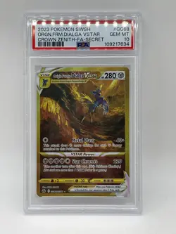 Pokemon Origin Forme Dialga VSTAR PSA 10 Secret GG68/GG70 Crown Zenith: Galarian - Image 2