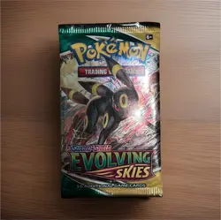 Pokemon Evolving Skies Booster Pack Umbreon 10 Cards English 2021 - Image 1