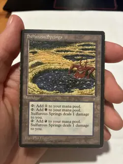 Sulfurous Springs Ice Age Regular MP/HP X1 Magic The Gathering MTG Card - Image 1