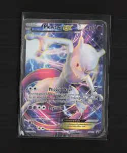 Mewtwo EX XY125 Black Star Promo Full Art Holo Pokemon Card - Image 2