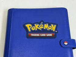 Pokemon Trading Card Game Ultra Pro 4-Pocket Premium Snap Binder Blue - Image 2