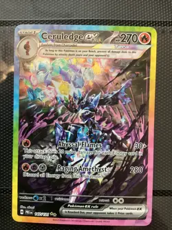 Ceruledge EX 147/131 - Prismatic Evolutions - Pokemon Card Mint Condition - Image 3