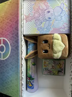 Prismatic Evolutions UPC Eevee Deck Box Sleeves And Play Mat -- NO Cards - Image 2