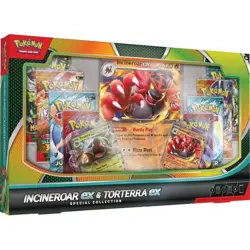IN HAND LOT OF 5: Pokemon TCG - Incineroar ex & Torterra ex Special Collection - Image 2