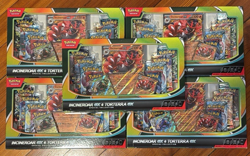 Pokemon TCG Incineroar ex and Torterra ex Special Collection Box - Lot of 5 - Image 1