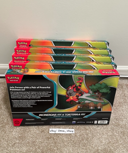 Pokemon TCG Incineroar ex and Torterra ex Special Collection Box - Lot of 5 - Image 2