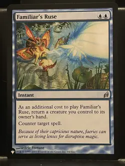 Familiar's Ruse Lorwyn Regular NM The List Mystery MTG Magic Card - Image 1