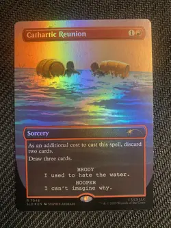 Cathartic Reunion Foil Secret Lair JAWS 7045 Magic: The Gathering - Image 1