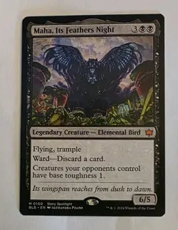 Maha, Its Feathers Night Bloomburrow MTG Magic the Gathering - Image 1