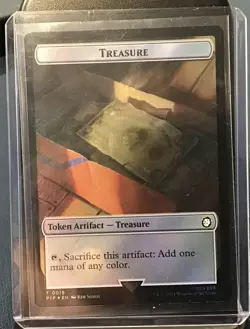 🔥🔥🔥MTG: Fallout | Zombie Mutant 0007 Treasure 0019 | Token - Foil 🔥🔥🔥 - Image 2