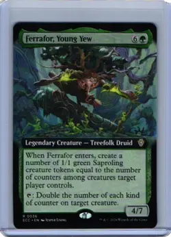 Ferrafor, Young Yew Extended Art Lorwyn Eclipsed Commander 36 - Image 1