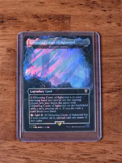 MTG Glittering Caves of Aglarond - Gemstone Caverns (Surge Foil) LTC Magic 0394 - Image 1