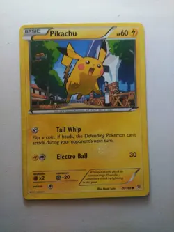 Pokemon Card - Pikachu 20/108 Rare Evolutions Deck Exclusives J&M Tarantula - Image 1