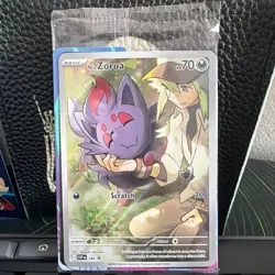 N's Zorua SVP 189 Promo Pokemon TCG - SEALED - Image 2