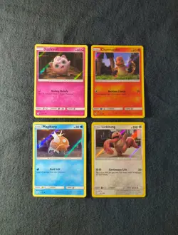 Pokemon TCG, Detective Pikachu 4 Card Holo Lot Charmander Magikarp & More LP - Image 2