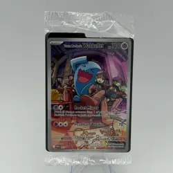 SEALED Pokemon Team Rocket's Wobbuffet SVP 203 Destined Rivals Black Star Promo - Image 1