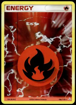 Fire Energy 106/110 Holo Holon Phantoms Pokemon - Image 1