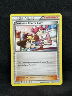 Pokemon Center Lady 93/106 Flashfire Regular HP - Image 1