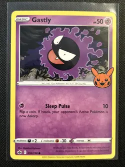 Gastly 055/198 Trick or Trade Booster Regular Pokemon TCG NM - Image 1