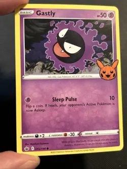 Gastly 055/198 Trick or Trade Booster Regular Pokemon TCG NM - Image 3