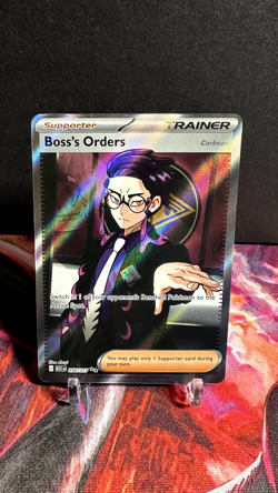 Pokemon Boss's Orders Full Art Holo Trainer Ultra Rare Ascended Heroes #256/217 - Image 1