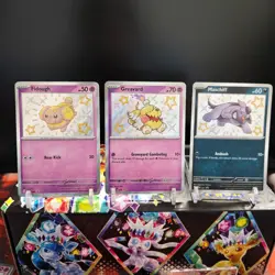 Pokemon TCG Paldean Fates Maschiff Fidough Greavard 069 070 071 NM Promos - Image 1