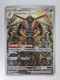 Kingambit 220/198 Scarlet & Violet Base Set Illustration Rare Pokemon TCG - Image 1
