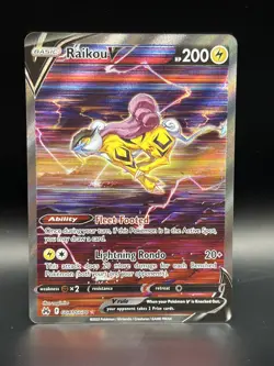 Pokemon TCG Crown Zenith Galarian Gallery Ultra Rare Raikou v GG41/GG70 NM - Image 1
