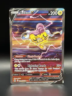 Pokemon TCG Crown Zenith Galarian Gallery Ultra Rare Raikou v GG41/GG70 NM - Image 1