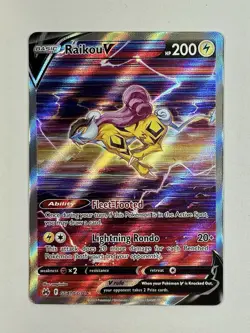 Pokemon TCG - Raikou V GG41/GG70 Crown Zenith: Galarian Gallery Holo | NM - Image 2
