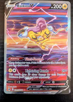 Raikou V GG41/GG70 Pokemon TCG Crown Zenith: Galarian Gallery NM - Image 1